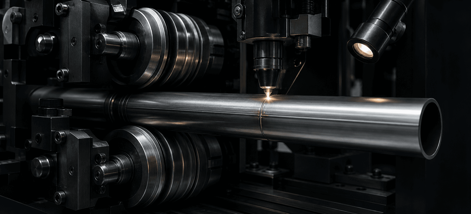 Conceptual stainless-steel roll forming and welding process